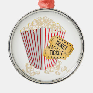 Film-Popcorn Ornament Aus Metall