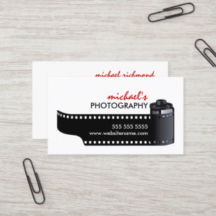 Film-Rollenphotographie Visitenkarte