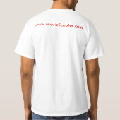 Film-Roller T-Shirt (Rückseite)