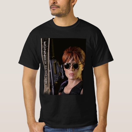 Film Sarah Connor T-Shirt (Vorderseite)