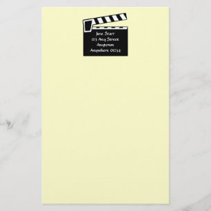 Film-Schiefer Clapperboard Brett Briefpapier