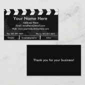 Film-Schiefer Visitenkarte (Vorne/Hinten)