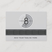 Film-Schiefer Visitenkarte (Rückseite)