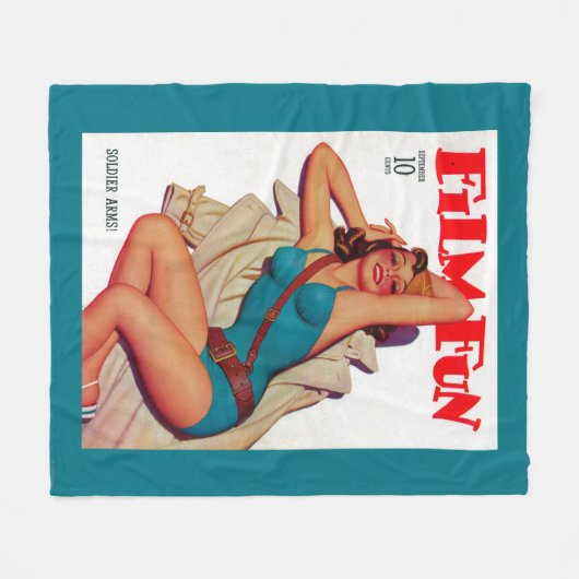 Film-Spaß-Titelseite10 Fleecedecke (Vorderseite (Horizontal))