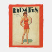 Film-Spaß-Titelseite2 Fleecedecke (Vorderseite)