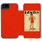 Film-Spaß-Titelseite2 Incipio iPhone Geldbeutel-Hülle (Folio Geöffnet)