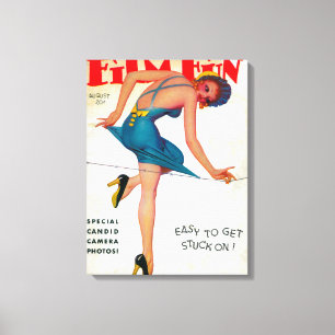 Film-Spaß-Titelseite9 Leinwanddruck