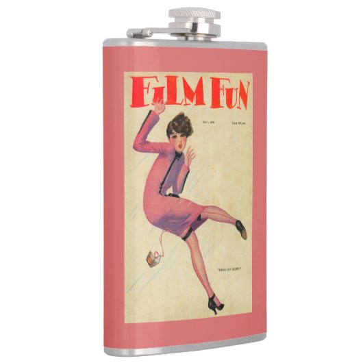 Film-Spaß-Titelseite Flachmann (Rechts)