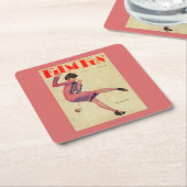 Film-Spaß-Titelseite Rechteckiger Pappuntersetzer (angewinkelt)