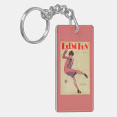 Film-Spaß-Titelseite Schlüsselanhänger (Vorderseite links)