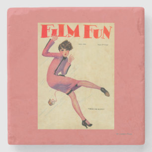 Film-Spaß-Titelseite Steinuntersetzer