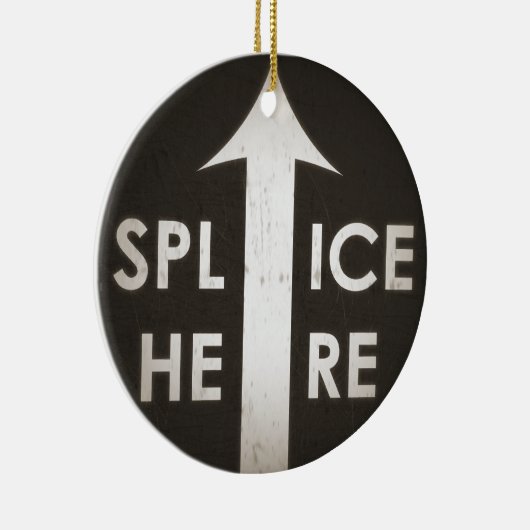 Film-Spleiß hier verzieren Keramik Ornament (Rechts)