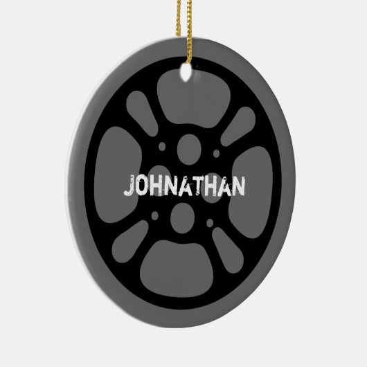 Film-Spule/Film-Spulen-Name-Verzierung Keramik Ornament (Rechts)