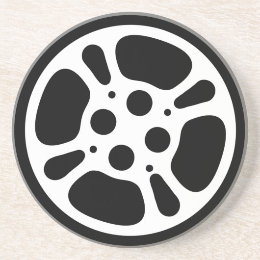 Film-Spule/Film-Spulen-Untersetzer Untersetzer (Vorne)