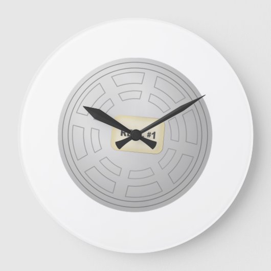 Film-Spule Große Wanduhr (Vorderseite)