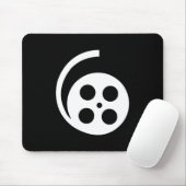 Film-Spulen-Piktogramm Mousepad (Mit Mouse)
