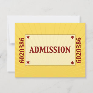 Film Star Bar Mitzvah Reply UAWG Yellow Blue RSVP Karte