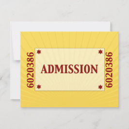 Film Star Bar Mitzvah Reply UAWG Yellow Blue RSVP Karte