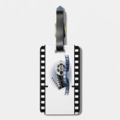 Film-Streifen-Gepäckanhänger Gepäckanhänger (Rückseite vertikal)