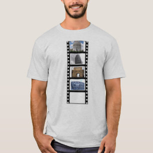 Film-Streifen-personalisierte Fotos T-Shirt