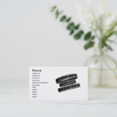 Film-Streifen Visitenkarte (Stehend Vorderseite)