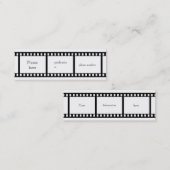 Film-Streifen-Visitenkarte Mini Visitenkarte (Vorne/Hinten)
