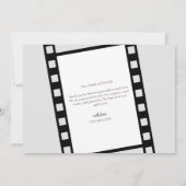 Film Strip Foto Collage Geburtsankündigung Save The Date (Rückseite)