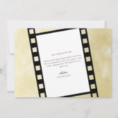 Film Strip Foto Collage Geburtsankündigung Save The Date (Rückseite)