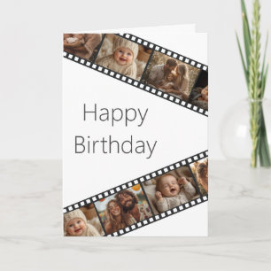 Film Strip Foto Happy Birthday Card Einladung