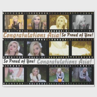 Film Strip Foto Rahmen Geschenkartikel Wrap Geschenkpapier