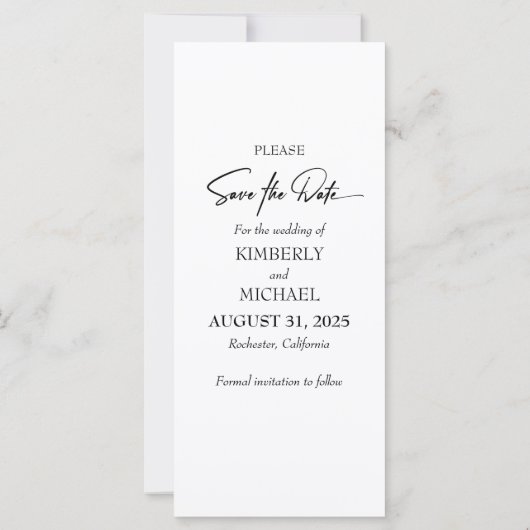 Film Strip Foto Stand Fotos Save the Date lustig (Rückseite)