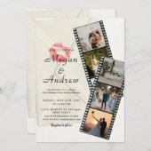 Film Strip Photo wedding Invitation (Vorne/Hinten)
