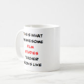 film studies teacher, awesome kaffeetasse (Vorderseite Links)