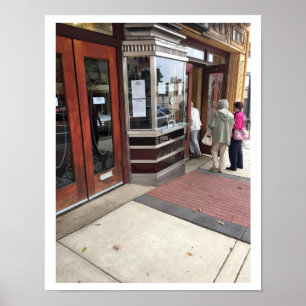 Film-Theater-Eingangs-Foto Poster