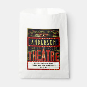 Film-Theater-Festzelt-Popcorn-Kino-Hochzeits-Namen Geschenktütchen