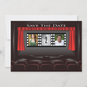 Film-Theater-Save the Date Mitteilung Save The Date