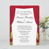 Film / Theaterthema Hochzeit Einladung (Stehend Vorderseite)