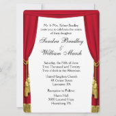 Film / Theaterthema Hochzeit Einladung (Vorderseite)