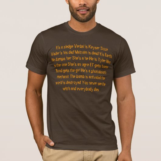 Film-Verderber T-Shirt (Vorderseite)