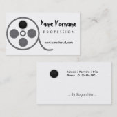 film video visitenkarte (Vorne/Hinten)