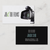 Film-Videokamera Film Regisseur Filmen Visitenkarte (Vorne/Hinten)