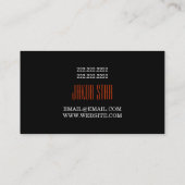 Film-Videokamera Film Regisseur Filmen Visitenkarte (Rückseite)