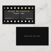 Film-Visitenkarte Visitenkarte (Vorne/Hinten)