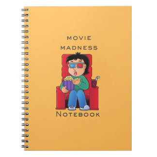 Film Wahnsinn Notizbuch Notizblock