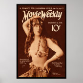 Film Weekly mit Gilda Gray Poster (Vorne)