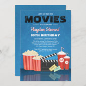 Film-Wesensmerkmale-Einladung Einladung (Vorne/Hinten)