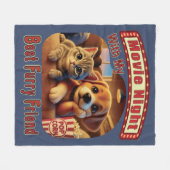 Filmabend - Beste Furry Friend - Niedliche Katze & Fleecedecke (Vorderseite (Horizontal))
