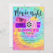 Filmabend Einladung Kino Party (Vorderseite)