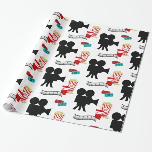 Filmabend Geschenkpapier (Ungerollt)