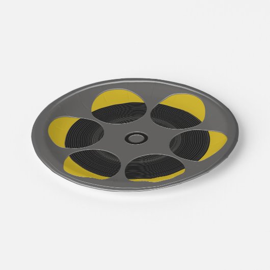 Filmabend Pappteller (Schrägansicht)